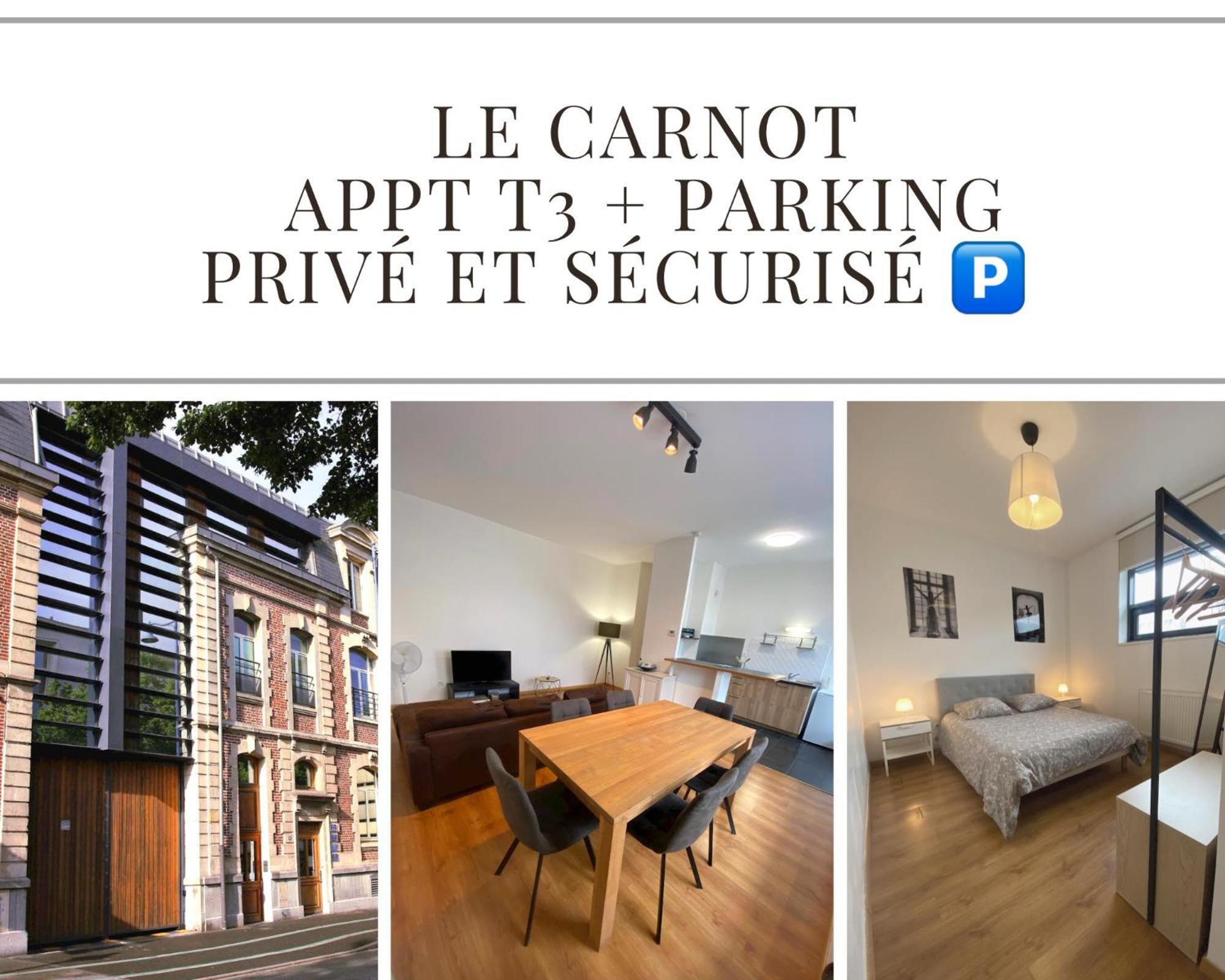 Le Carnot Appartement Avec 2 Chambres Separes Et Parking Privatif Et Securise Аррас Экстерьер фото